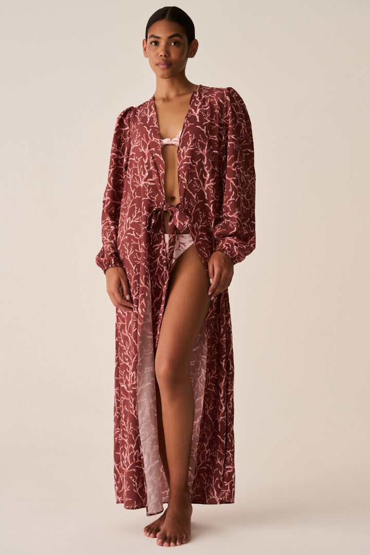 Robe Cover-up Coral Reef